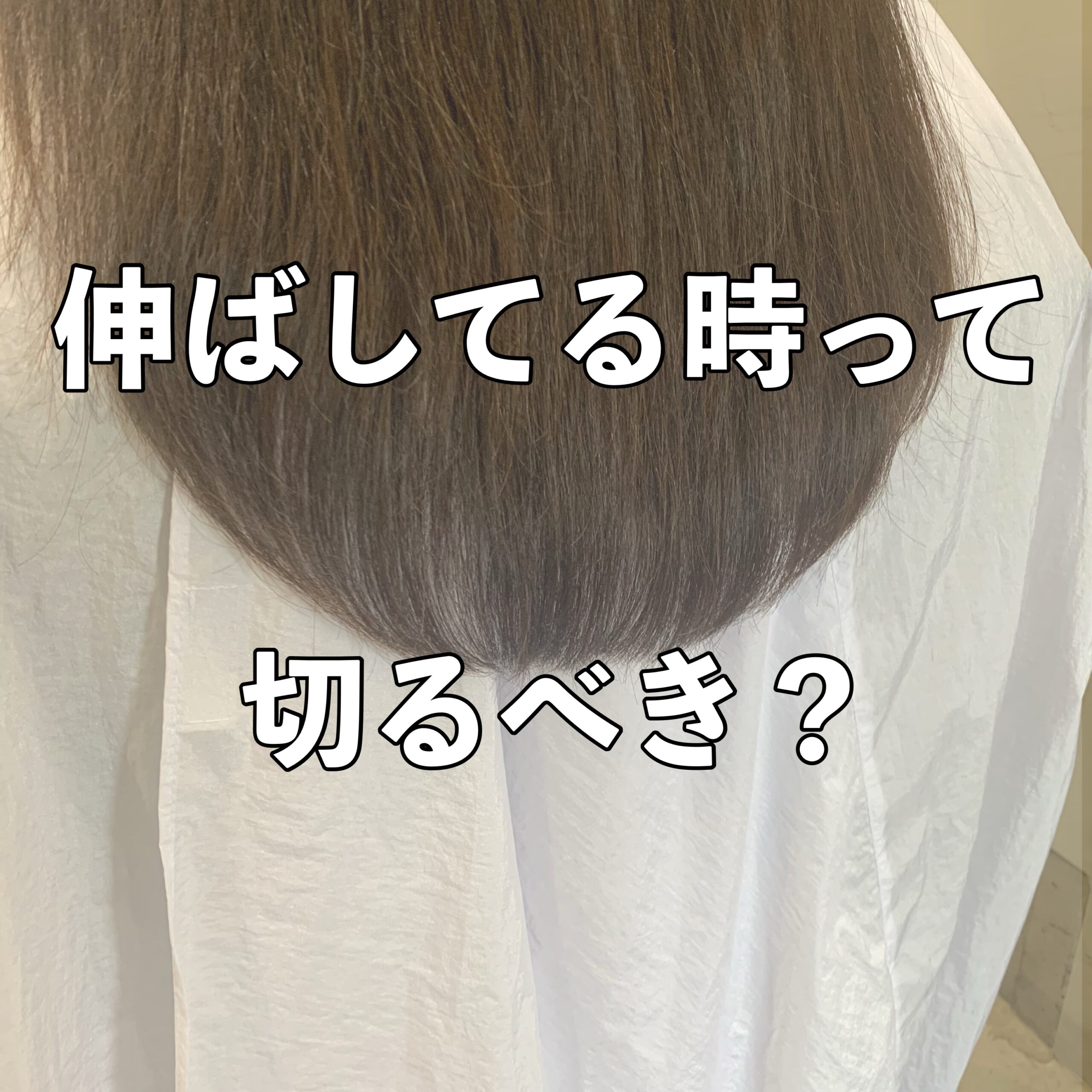髪を切るタイミングっていつ?